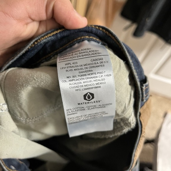 Levis Signature Jeans S51 Straight CottonBlue Denim Men's Size 36x30 Strecth - Picture 9 of 13